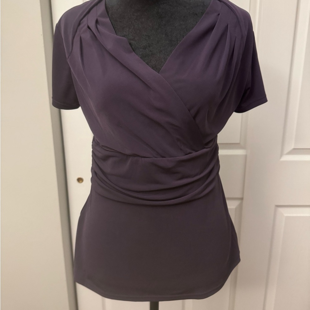 Purple George Stretch shirt, Size Medium, fits size 8/10.  Excellent condition